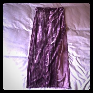 Velvet midi skirt NWOT